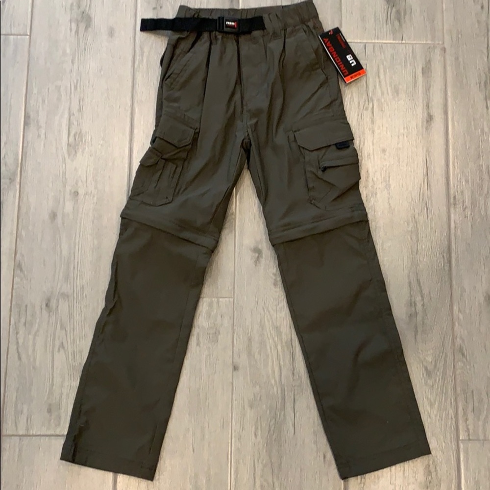 NWT UnionBay Boys 10 12 Convertible Pants Shorts